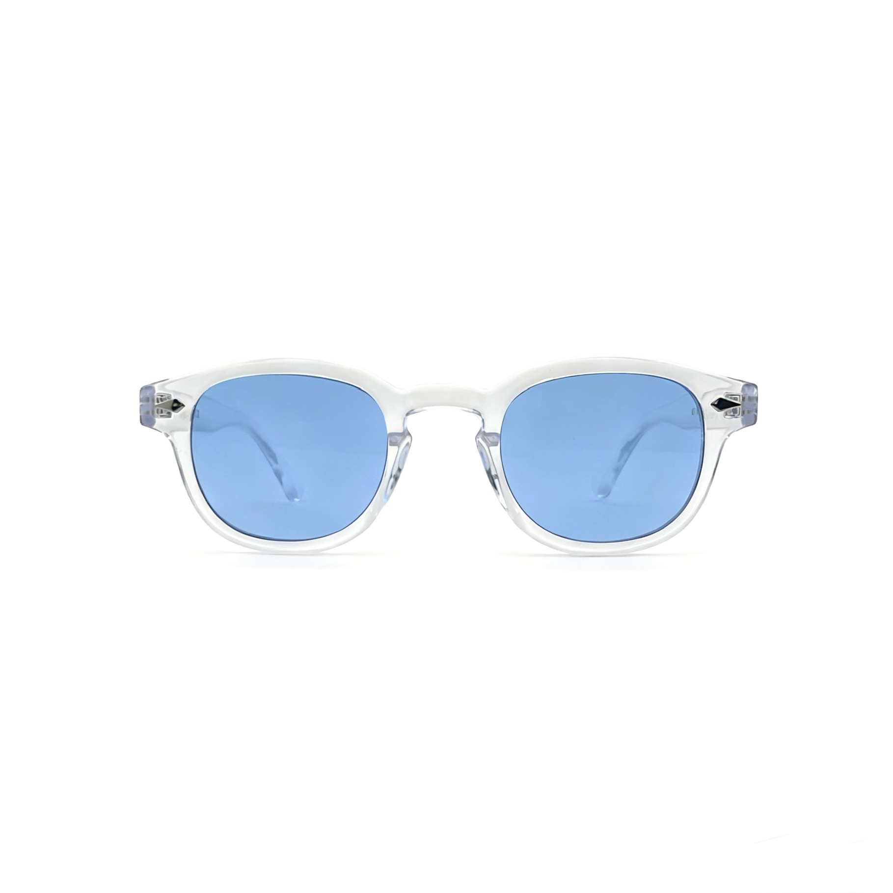 Transparent/Bleu