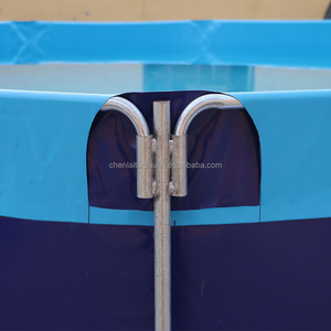 บ่อเลี้ยงปลาพับได้ขนาด 1000L-100000L ทำจากผ้าใบพีวีซีทนทาน ชุบสังกะสี สำหรับเพาะพันธุ์<span class=keywords><strong>ปลา</strong></span><span class=keywords><strong>นิล</strong></span> ใช้ในระบบเพาะเลี้ยงสัตว์น้ำแบบ RAS - Product Image 6