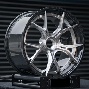 Jantes en fibre de carbone forgées en deux parties DJJ 20 21 22 pouces adaptées aux modèles 991 992 GTS GT2 RS 718 GT4 - Product Image 1