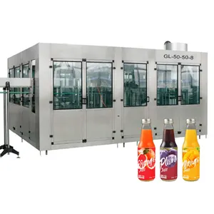 Small Pet Energy Drink Juice Aluminum Carbonated Tin Can Filling Sealing Equipment Production Line