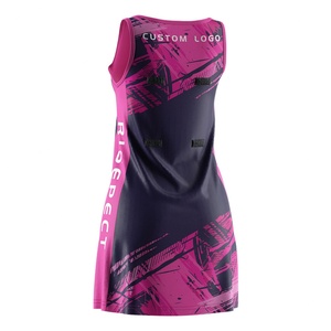 Uniformes de Netball y Tenis para Mujer: Conjuntos de Falda y Top de Secado Rápido para Entrenamiento y Competición, Impresión Personalizada del Fabricante - Product Image 4