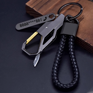 Matte đen 20mm sắt vòng khóa Keyring Tự làm Túi phụ kiện dễ dàng tùy chỉnh kim loại vòng 25mm 38mm 50mm có sẵn - Product Image 6