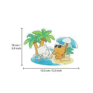 <span class=keywords><strong>Plaque</strong></span> sur pied personnalisée en acrylique avec simple face, figurine, animation, cadeaux périphériques, supports d'affichage en plastique pour plaques acryliques - Product Image 4