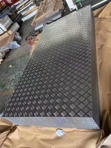 Placa de Aluminio Antideslizante Personalizada con Patrón de Diamante 1050 1060 1100 5754 6061 - Product Image 2