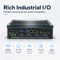 Mini PC Silencioso de Bajo Consumo con Doble LAN, COM, USB, HD, VGA, Almacenamiento Personalizable para Equipos Empresariales, OEM, ODM, Sin Ventilador