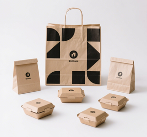 Премиальные подарочные пакеты из бумаги с логотипом на заказ, с ручками, для магазинов, коричневые, с покрытием, класса люкс - Product Image 4