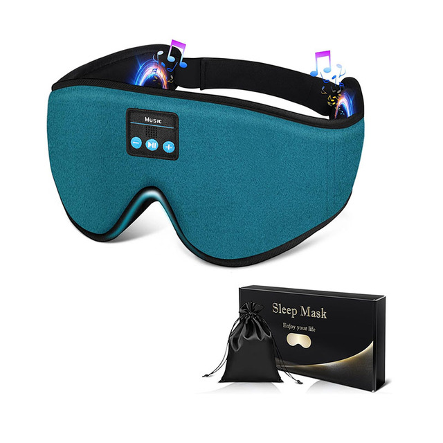 Sleep Headphones Travel Hands-free Sleep Eyemask Music Eye Cover Relaxing Aid Blindfold Custom Blue Tooth 3D Sleep Eye Mask