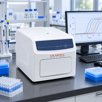 Machine de PCR quantitative Drawell Accurate96-x4, 96 puits, 4 canaux, détection par fluorescence LED, système de PCR en temps réel pour la biologie moléculaire
