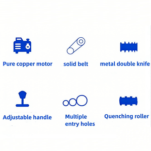 Machine semi-automatique de coupe et de dénudage de câbles pour fils de cuivre lourds - Product Image 3