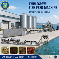 Extrudeuse de nourriture flottante faisant la machine pour la ligne de traitement de fabrication de granulés d'alimentation de poisson de type naufrage de truite