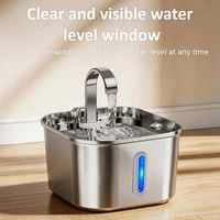 Nueva Fuente de Agua Inteligente para Mascotas de Acero Inoxidable, Gran Capacidad, Ecológica, con Circulación Automática, Alimentada por USB, para Uso en Interiores