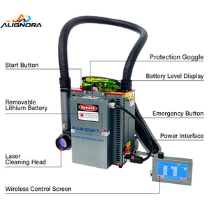 Machine de nettoyage laser à fibre pulsée 50W 100W 200W pour l'élimination de la rouille, fabrication certifiée CE - Product Image 1