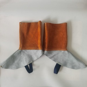 Protezione per Gambe da Saldatura in Pelle Bovina di Secondo Strato Senza Chiusura Leggera Traspirante Morbida Ignifuga Resistente alle Alte Temperature - Product Image 2