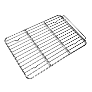 Plaques <span class=keywords><strong>de</strong></span> grille en treillis métallique pour étagères réfrigérées, support <span class=keywords><strong>de</strong></span> congélation pour four à pâtisserie, séchage <span class=keywords><strong>de</strong></span> gâteaux, utilisation au micro-ondes, pour aliments - Product Image 5