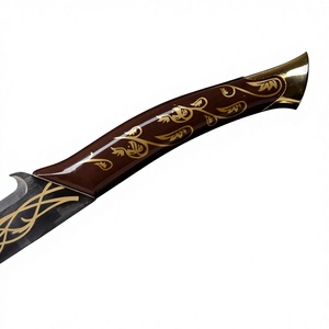 Espada Mágica de El Señor de los Anillos, Espada Élfica con Patrón de Alwin Yawen, Espada Occidental de Acero Inoxidable sin Afilar para Princesa - Product Image 3