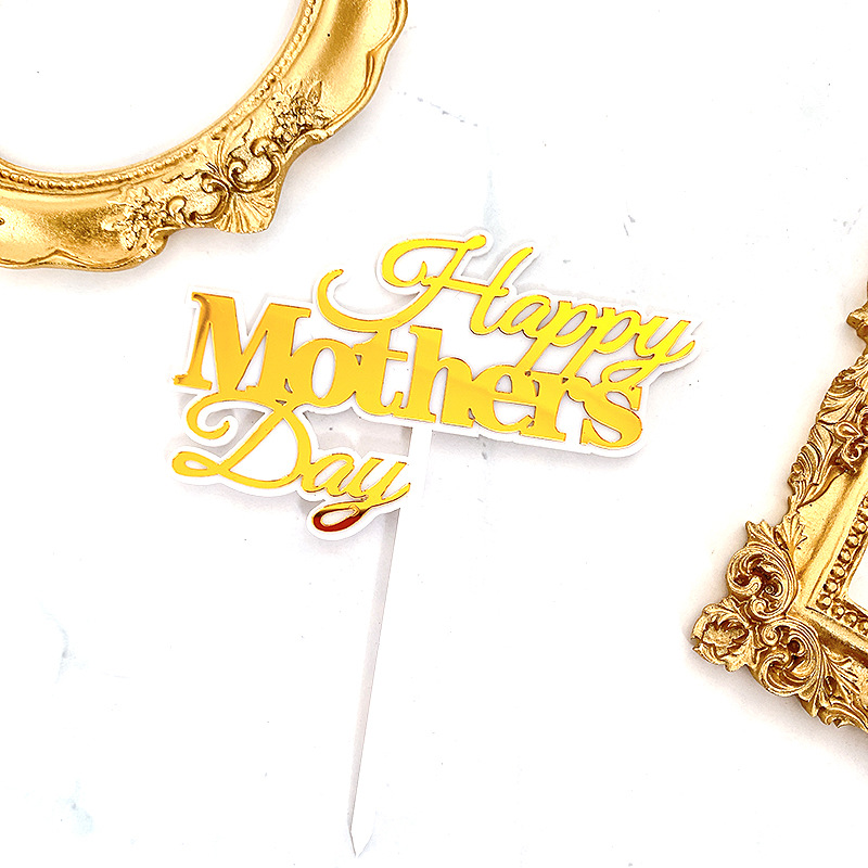 Día de la madre-Oro + Base blanca