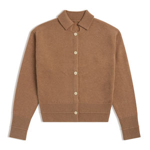 Cárdigan de Cachemira 100 por ciento en Cachemira Da Donna Cuello alto Polo Cárdigan de Cachemira Donna - Product Image 1