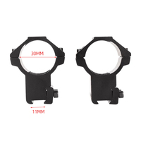 Support de lampe de poche à visée optique de haute qualité 30mm 11mm