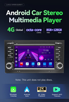 Radio de Coche 2 Din con Android 14 y GPS para Audi A4/B6/B7/S4/RS4/Seat Exeo 2002-2012, Pantalla Táctil HD, CarPlay Integrado, Audio Estéreo