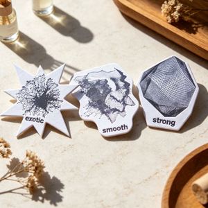 Désodorisant en papier personnalisé à suspendre pour bars et salons, avec étiquette privée, pour l'élimination des odeurs et comme ornement parfumé, idéal pour les entreprises. - Product Image 2