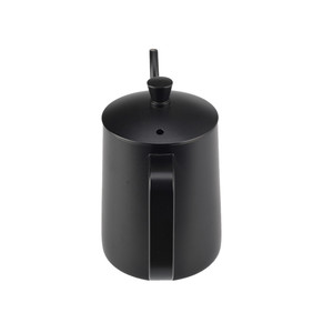 Bouilloire à café en acier inoxydable noir mat de 600 ml avec bec verseur fin pour barista à domicile - Product Image 4