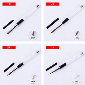 16# <strong>Nail</strong> <strong>Brush</strong> Nylon Hair <strong>Brush</strong> 16 PCS Rhinestone Handle <strong>Nail</strong> Art <strong>Brush</strong> Sets Kits Personal <strong>Beauty</strong> Tools and <strong>Nail</strong> Art Pen - Product Image 2