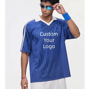 T-shirt de sport pour homme à manches courtes, coupe classique légère, col rond, style rétro, personnalisé, en polyester/coton, séchage rapide, respirant - Product Image 1