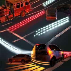 3 baterías AAA 9 modelos LED Road Flare Emergencia Coche Seguridad A prueba de agua antipresión Luz de advertencia de tráfico - Product Image 6