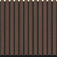 Panneau acoustique en bande MDF moderne pour les murs de la maison de la salle de sport de la chambre à coucher-Absorption acoustique très efficace