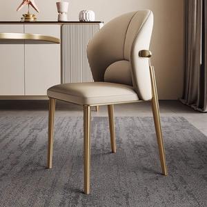 Легкий Роскошный домашний обеденный стул нордическая спинка удобный Ресторан Современный простой обеденный стул - Product Image 5