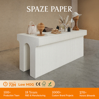 Présentoir de bureau pliable et extensible en papier Spazepaper Arch Bridge, léger, pour magasins de détail et présentation de produits