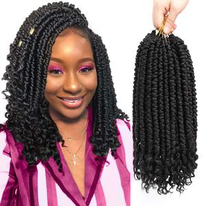 <span class=keywords><strong>ผม</strong></span>ถักโครเชต์แบบ Pre-Twisted Passion Twist สำหรับ<span class=keywords><strong>ผู้หญิง</strong></span>ผิวดำและเด็ก <span class=keywords><strong>ผม</strong></span>บ๊อบ<span class=keywords><strong>สั้น</strong></span>แบบสปริงทวิสต์ <span class=keywords><strong>ผม</strong></span>ถักเปียแบบหยิกสำหรับต่อผม - Product Image 1