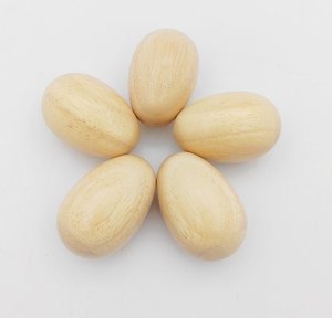Wholesale Wooden Egg Shaker Oak Wood Orff Percussion Kids' Educational <b>Musical</b> <b>Instrument</b> for Rhythm Training - Product Image 1