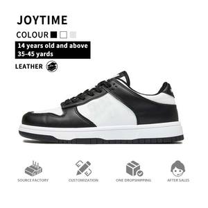<span class=keywords><strong>JOYTIME</strong></span> Baskets décontractées d'été pour hommes et femmes, en denim, à lacets, avec doublure en maille, empeigne en cuir, embout durable, couleur assortie, chaussures de marche - Product Image 1