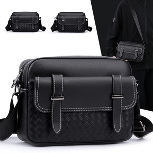 <span class=keywords><strong>Bolso</strong></span> de Hombro Personalizado de Alta Calidad para <span class=keywords><strong>Hombre</strong></span>, con Múltiples Compartimentos, Elegante, Estilo Retro, <span class=keywords><strong>Bolso</strong></span> Cruzado <span class=keywords><strong>Pequeño</strong></span> para <span class=keywords><strong>Hombre</strong></span> - Product Image 1