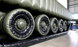Cible de Tir Gonflable Étanche <span class=keywords><strong>T72</strong></span> – Maquette de Char Gonflable Tactique pour Camouflage sur le Terrain - Product Image 4