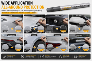 Stylo anti-rayures pour voiture, pour toutes les couleurs de peinture automobile, séchage rapide, solution de réparation des rayures <span class=keywords><strong>auto</strong></span> - Product Image 4