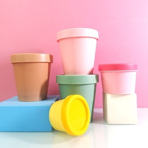 Envases de Plástico para Cosméticos de 30g-500g, Tarros Redondos para Exfoliante Facial, Mascarilla Capilar, Crema para la Piel, Loción Corporal - Product Image 4