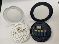 Organizador de Cables de Datos 5 en 1 Multifuncional, Portátil, de Material ABS, con Extensión de Carga Rápida para Transferencia de Teléfono