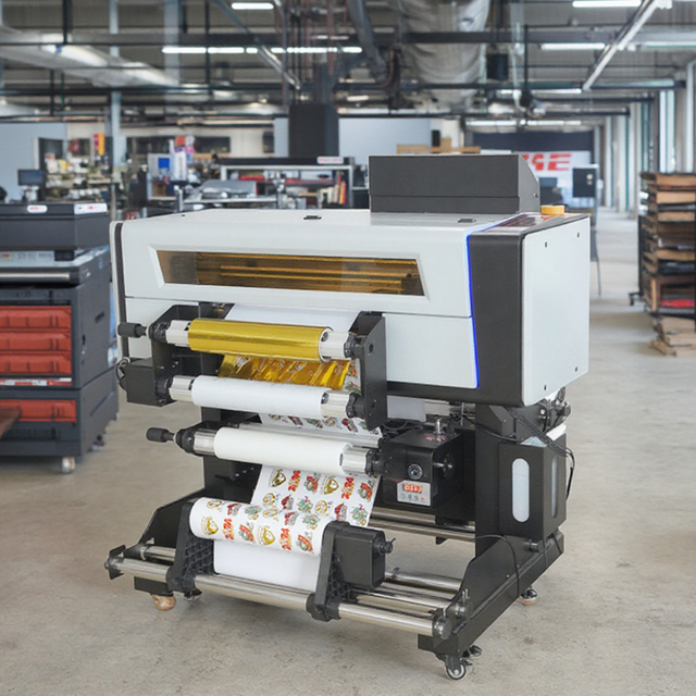 Titanjet Gold Finish New Condition All-In-One Sticker Foilprinter Machine 40cm Roll Film Digital Automatic Label Screen Printer