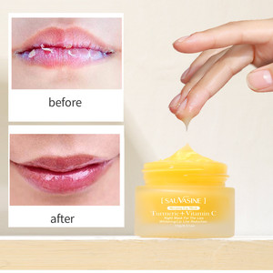 Night Sleep Mask Bálsamo labial Proteger Hidratante Cúrcuma Vitamina C Máscara para <span class=keywords><strong>labios</strong></span> - Product Image 3