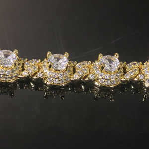 Bespoke Round Brilliant Moissanite <b>Beaded</b> <b>Bracelets</b> Hip Hop S925 Sterling Silver GRA Certified Iced Out Urban Custom Suppliers - Product Image 3