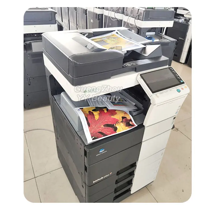 Original Sử Dụng Copiers Konica Minolta Bizhub C554 C554e C454 C454e Màu Photocopy Giá Máy