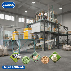 Machine de fabrication d'aliments pour <span class=keywords><strong>animaux</strong></span> de 8 à 10 t/h, projet clé en main, ligne de production de granulés d'aliments pour <span class=keywords><strong>animaux</strong></span> de ferme, volailles, bovins, poulets - Product Image 1
