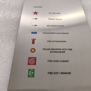 Insegna in Alluminio Personalizzabile all'Ingrosso, Targa Piatta Esterna in Metallo, Insegna in Alluminio Argento con Stampa UV - Product Image 2