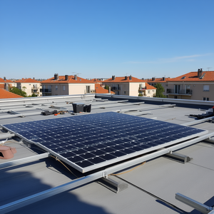 Panneau solaire entièrement noir, taille des cellules 182 mm x 182 mm, pour systèmes d'énergie renouvelable - Product Image 2