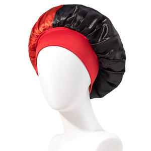 بيع بالجملة رخيصة الثمن 2 لهجة الساتان بونيه الشعر قبعة النوم للنساء - Product Image 5