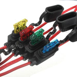 Porte-fusibles en ligne pour voiture 6V 12V 24V, étanche, pour fusibles à lame standard 10/15/20/30A - Product Image 2