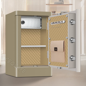 Coffre-fort intelligent CEQSAFE pour la maison et le bureau, en acier, avec serrure électronique numérique à empreinte digitale, serrure électronique numérique sécurisée - Product Image 3
