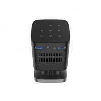 EASUNTECH Pico WiFi sans fil rechargeable, projecteur 3D DLP de poche, LED intelligent Android portable, mini projecteur 4K, 300 lumens, 32 Go, 2 Go